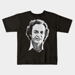 Richard Feynman Black and White Kids T-Shirt